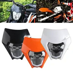 �X�[�p�[���g XC-W250 XC-W300 2020 �p 3 �F�V�F�� �t�����g �w�b�h���C�g Hi/Lo DRL �t�� 3-Color Shell Front Headlight w/Hi/Lo DRL For Supermoto XC-W250 XC-W300 2020