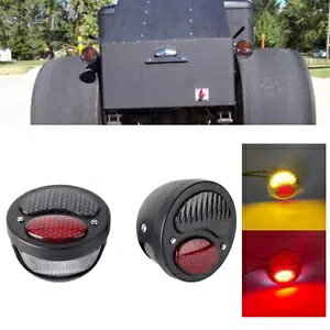 Ao[jO^[VOiCgbhu[Le[Cgz_`bp[{o[p Amber Running Turn Signal Light Red Brake Tail Light For Honda Chopper Bobber
