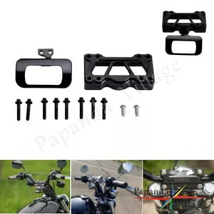 1インチ トップクランプゲージマウント ハーレーソフテイル ブレイクアウト 114 FXBRS 2018-2022用 1" Top Clamp Gauge Mount For Harley Softail Breakout 114 FXBRS 2018-2022