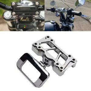 1インチ ゲージマウントブラケット ハンドルバークランプ ハーレーソフテイル ストリートボブ FXBB 18-22用 1" Gauge Mount Bracket Handlebar Clamp For Harley Softail Street Bob FXBB 18-22