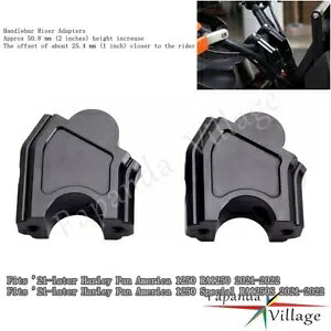 �n���h���o�[���C�U�[�}�E���g�N�����v�L�b�g �n�[���[�p���A�����J RA1250 �X�y�V���� RA1250S �p Handlebar Riser Mount Clamps Kits For Harley Pan America RA1250 Special RA1250S