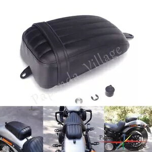 助手席クッションパッド ブラケット付き ハーレーソフテイルスリム FLSL FXBB 18-20用 Passenger Seat Cushion Pad w/Bracket For Harley Softail Slim FLSL FXBB 18-20