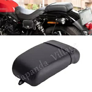 n[[iCgX^[ RH975 22 pubNU[Ȍ㕔ȖNbV Black Leather Passenger Rear Seat Pilliow Cushion For Harley Nightster RH975 22