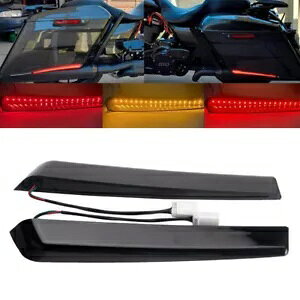 LED ThobO}[J[Cg ^[u[Le[Cg n[[[hLO FLHR 14-upp LED Saddlebag Marker Light Turn Brake Tailight For Harley Road King FLHR 14-up