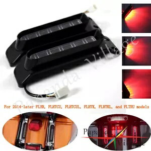 LED �u���[�L �^�[�� �V�O�i�� �e�[�� ���C�g�́A�G���N�g���O���C�h�E���g�� �N���V�b�N FLHTCU 2014-19 �ɓK�����܂��B LED Brake Turn Signal Tail Light Fits Electra GlideUltra Classic FLHTCU 2014-19 �y���s�A���i