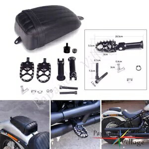 tbgyO + 㕔ȃV[gNbV \teC X FLSL Xg[g {u FXBB p FootPegs + Rear Passenger Seat Cushion For Softail Slim FLSL Street Bob FXBB