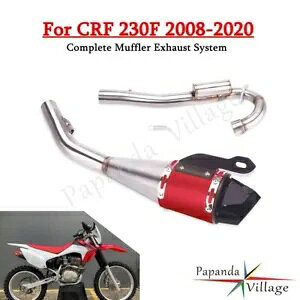 gCIt[hoCNSȃ}t[rCVXe '08-'20 z_ CRF230F Trail Off Road Bike Complete Muffler Exhaust System For '08-'20 Honda CRF230F