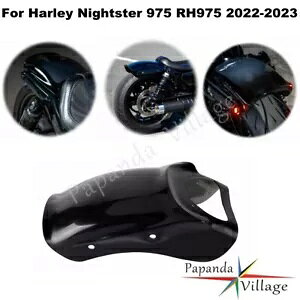 �I�[�g�o�C�����A�t�F���_�[ Muguard �t�F�A�����O�J�o�[�n�[���[�i�C�g�X�^�[ RH975 Motorcycle Black Rear Fender Muguard Fairing Cover For Harley Nightster RH975 �y���s�A���i�z