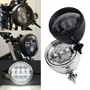 h E9 5.75 "LED tg wbhCg DRL Hi/Lo r[ Crusier Bobber JX^p Waterproof E9 5.75" LED Front Headlight DRL Hi/Lo Beam For Crusier Bobber Custom