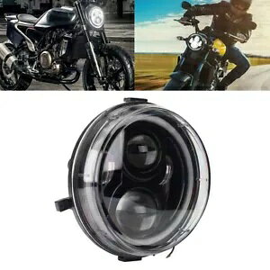 ���E���h LED �w�b�h���C�g�w�b�h�����v DRL �n�C/���[�r�[���X�Y�L V-Strom DL250 2017-19 Round LED Headlight Headlamp DRL High/Low Beam For Suzuki V-Strom DL250 2017-19 �y���s�A���i�z