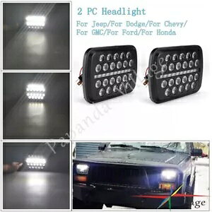 2X HI/LO r[ DRL XNGA 9-14V wbhCgvWFN^[ V{[ Vo[h 1985-1987p 2X HI/LO Beam DRL Square 9-14V Headlight Projector For Chevy Silverado 1985-1987