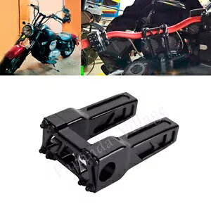 1-1/4C` NuX^C 6C` CY ubN nho[ CU[ n[[ FXFB FLSL FXBB FXLRp 1-1/4" Club Style 6" Rise Black Handlebar Riser For Harley FXFB FLSL FXBB FXLR