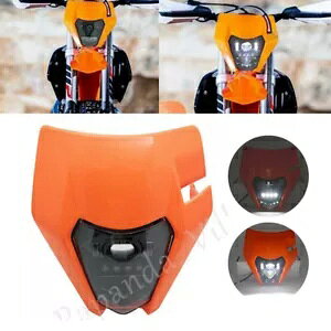 jo[TIW LED wbhCgwbhv/z_}n SX EXC XC-W Universal Orange LED Headlight Headlamp High/Low For Honda Yamaha SX EXC XC-W