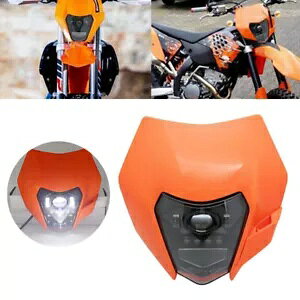 1Pc LED �w�b�h���C�g�w�b�h�����v XC-W 150 200 250 300 XC-W �V�b�N�X�f�C�Y 300 �X�[�p�[���g�p 1Pc LED Headlight Head Lamp For XC-W 150 200 250 300 XC-W Six Days 300 Supermoto �y���s�A���i�z