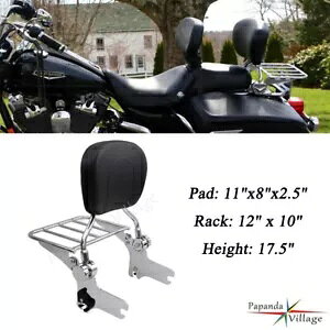 n[[c[OXg[gOChFLHXpO\ȃobNXgV[V[o[וbN Detachable Backrest Sissy Bar Luggage Rack For Harley Touring Street Glide FLHX