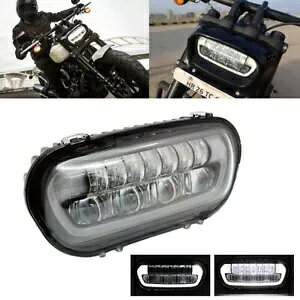 LED wbhCgvWFN^[ zCg DRL nC/[r[t n[[t@bg{u FXFB FXFBS p LED Headlight Projector w/ White DRL High/Low Beam For Harley Fat Bob FXFB FXFBS