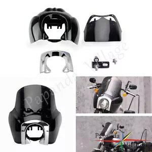 ヘッドライトフェアリング フロントガラス付き ハーレーソフテイル ストリートボブ FXBB 2018-2020用 Headlight Fairing w/ Windshield For Harley Softail Street Bob FXBB 2018-2020