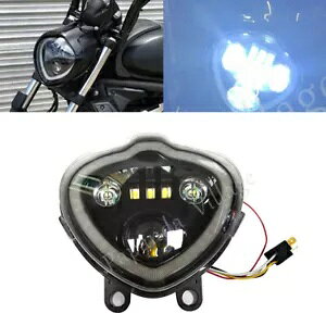 LED vWFN^[ wbhCg DRL HI/LO r[t Kawasaki oJ 650S EN650 2015-21 LED Projector Headlight w/DRL HI/LO Beam For Kawasaki Vulcan 650S EN650 2015-21