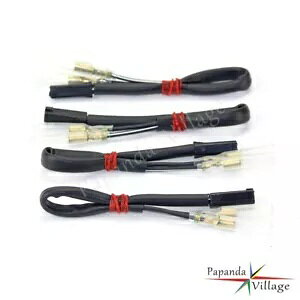 4Pc ^[VOiA_v^[[hRlN^P[uXYLuo[h C90 S40 S83 4Pc Turn Signal Adaptor Leads Connector Cables For Suzuki Boulevard C90 S40 S83