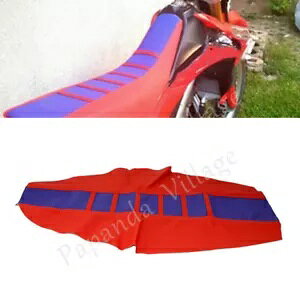 1 bh & u[Obp[\tgV[gJo[uXLz_ CRF450R CRF250R XR250R 1Pcs Red&Blue Gripper Soft Seat Cover Rib Skin For Honda CRF450R CRF250R XR250R