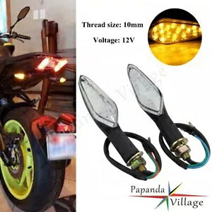 2X jo[T 16  LED doCN^[VOiAo[CgCWP[^[ECJ[ 2X Universal 16Pc LED Bulbs Motorbike Turn Signal Amber Lights Indicator Blinker