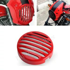 bhwbhCgK[hOیJo[ 2017-2022 z_x CMX 250 Red Headlight Guard Grille Protection Cover For 2017-2022 Honda Rebel CMX 250