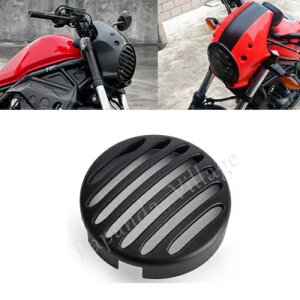 }bgubN wbhCgK[h OیJo[ 2017-22 Honda Rebel CMXp Matte Black Headlight Guard Grille Protection Cover For 2017-22 Honda Rebel CMX