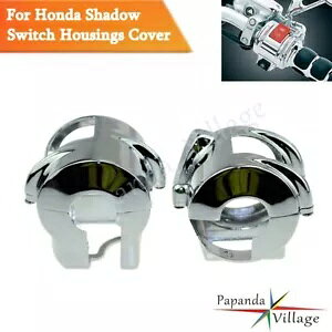 yAN[XCb`nEWOJo[z_VhE VTX 1300 VT1300 2003-2013 ɓK Pair Chrome Switch Housing Cover Fits Honda Shadow VTX 1300 VT1300 2003-2013