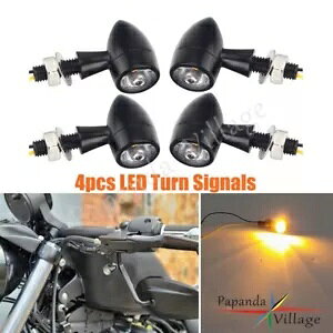 2 yA ubg ~j LED ^[ VOi CWP[^[ Cg tbV[ Ao[ 12V I[goC 2 Pair Bullet Mini LED Turn Signal Indicator Light Flasher Amber 12V Motorcycle