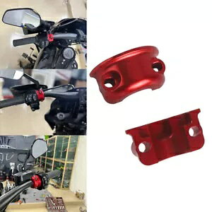 A~bhNb`/u[LRg[p[`Nvn[[\teCX^_[hFXSTp Aluminum Red Clutch/Brake Control Perch Clamps For Harley Softail Standard FXST