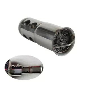 シルバー取り外し可能なバッフルインサート DB キラーサイレンサー 51 ミリメートルマフラーパイプヤマハ用 Silver Removable Baffle Insert DB Killer Silencer For 51mm Muffler Pipe Yamaha