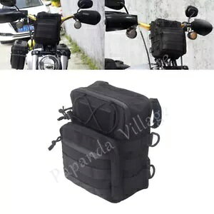 I[goC 1680D iCubNnho[[܃n[[z_JTL BMW Motorcycle 1680D Nylon Black Handlebar Storage Bag For Harley Honda Kawasaki BMW