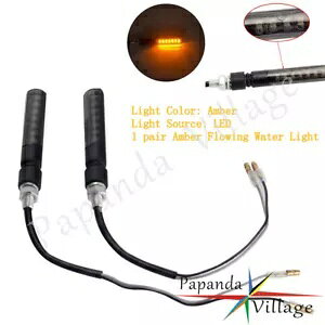 jo[T 2X Ao[Cg LED ^[VOiCWP[^[V[PVv Universal 2X Amber Flowing Water Light LED Turn Signal Indicator Sequential Lamp