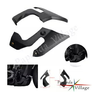 �I�[�g�o�C�u���b�N�t�����g�{�g���X�|�C���[�}�b�h�K�[�h�G�A�_�������t�F�A�����O�n�[���[�p Motorcycle Black Front Bottom Spoiler Mudguard Air Dam Chin Fairing For Harley