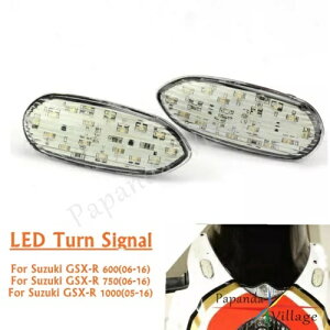 2 tg E }[N LED ^[VOitbV}EgXYL GSXR1000 GSX-R 600 750 2pcs Front E-mark LED Turn Signal Flush Mount For Suzuki GSXR1000 GSX-R 600 750