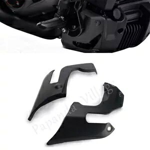 �y�A�u���b�N�t�����g�{�g���X�|�C���[�}�b�h�K�[�h�G�A�_���`���K�[�h�n�[���[�i�C�g�X�^�[�p Pair Black Front Bottom Spoiler Mudguard Air Dam Chin Guard For Harley Nightster
