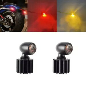 5 ~[g{g 12V LED A~j^[VOiCgbhu[LvJTLXYLp 5mm Bolt12V LED Rear Mini Turn Signal Light Red Brake Lamp For Kawasaki Suzuki