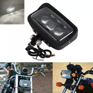 LED XNGAwbhCgn[[\teC{o[z_XYLJtF[T[jo[T LED Square Headlight For Harley Softail Bobber Honda Suzuki Cafe Racer Universal