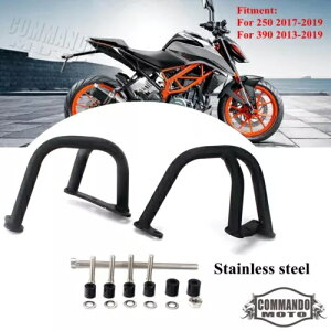 XeX|I[goCGWK[hNbVo[t[ 250 390 2013-2019 Stainless Steel Motorcycle Engine Guard Crash Bars Frame For 250 390 2013-2019
