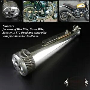 37-45 ~[gXbvIrCǃ}t[n[[X|[cX^[JtF[T[jo[T 37-45mm Slip on Exhaust Pipe Muffler For Harley Sportster Cafe Racer Universal
