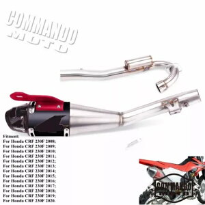 gNXTCT[tGL][Xg}t[pCvVXez_ CRF230F 2008-2020 Motocross Silencer Full Exhaust Muffler Pipe Systems For Honda CRF230F 2008-2020