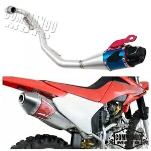 _[goCNSȔrC}t[pCvVXez_ CRF230F 2008-2020 Dirt Bike Complete Exhaust Muffler Pipe Systems For Honda CRF230F 2008-2020
