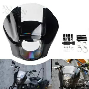 NH[^[tFAOtgKXLbg n[[_Ci\teC FXBB FXST FXLR 1995-2022p Quarter Fairing Windshield Kit For Harley Dyna Softail FXBB FXST FXLR 1995-2022