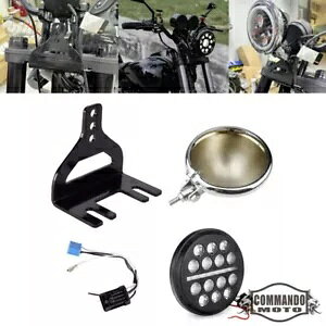 CU[}Eg LED wbhCg n[[ Xg[g {u FXBBS \teC FXFB FXLRS 2018-23 p Riser Mount LED Headlight for Harley Street Bob FXBBS Softail FXFB FXLRS 2018-23