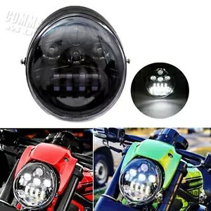 �n�[���[ V-ROD VROD VRSC VRSCA LED �n�C���[�r�[���w�b�h���C�g�w�b�h�����v���e For Harley V-ROD VROD VRSC VRSCA LED High Low Beam Headlight Headlamp Projection �y���s�A���i�z
