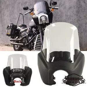 wbhCgtFAO tgKXt n[[\teC Xg[g{u FXBB S 2018-2022p Headlight Fairing w/ Windshield For Harley Softail Street Bob FXBB S 2018-2022