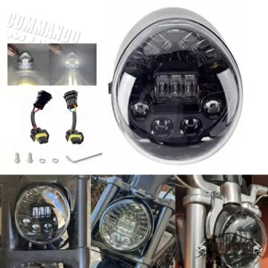 hbg LED wbhCgn[[ V bh}bXiCgbhXyVXg[gbh 02-17 V DOT LED Headlight For Harley V-Rod Muscle Night Rod Special Street Rod 02-17 New