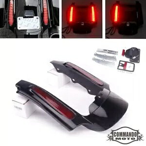 AtF_[tFCVA LED ^[VOit n[[[hLOc[OOCh 09-13p Rear Fender Fascia w/ LED Turn Signals For Harley Road King Touring Glide 09-13