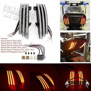 Ducati Diavel 2011-2019 ���A LED �e�[�����C�g���s/�^�[��/�u���[�L�M�����C�g�����v For Ducati Diavel 2011-2019 Rear LED Taillight Run/Turn/Brake Signals Light Lamp �y���s�A���i�z