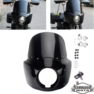 n[[\teC FXLR Xg[g{u FXBBS 2018-2024 tgtFAOtgKXLbgp For Harley Softail FXLR Street Bob FXBBS 2018-2024 Front Fairing Windshield Kit